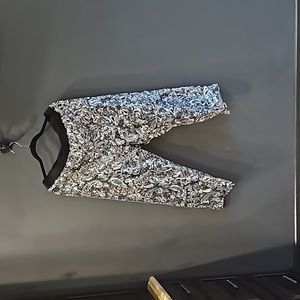 Anthropology brand porridge all over sequined tapered pant